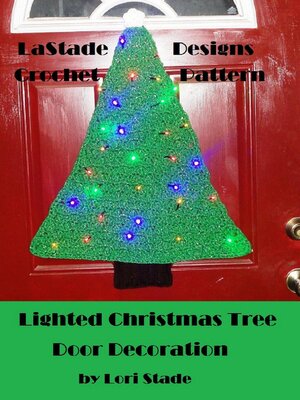 cover image of Christmas Tree Door Decoration Crochet Pattern